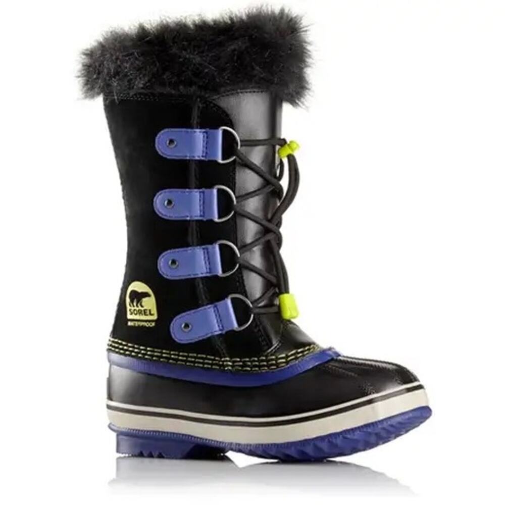 Sorel Joan Of Arctic Winter Boot - Youth-Black/Purple Arrow-2 Youth